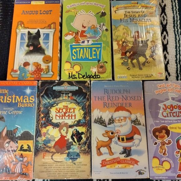 playhouse Media 7 Assorted Kids Vhs Poshmark